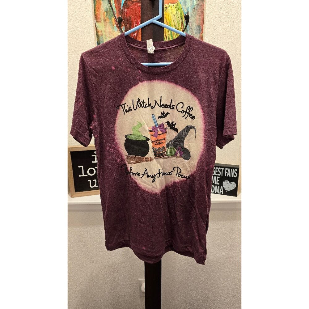 This Witch Needs Coffee Before Any Hocus Pocus - Size Large